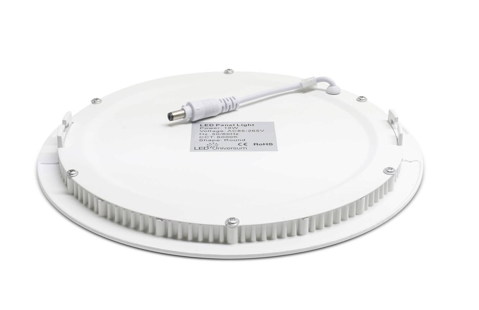 LED Universum LED Panel 18W - rund 22,5 cm- warmweiß