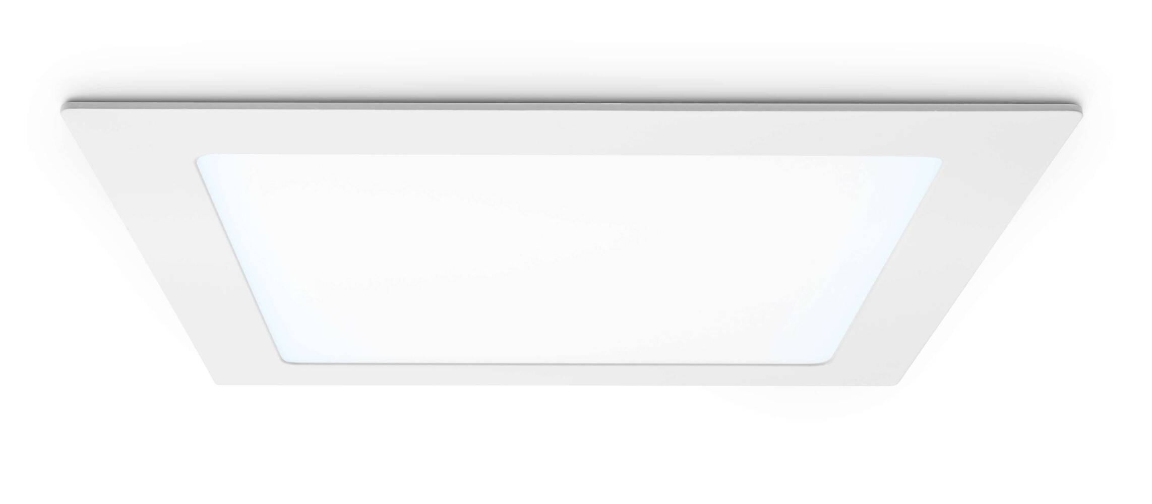 LED Universum LED Panel 18W - quadratisch 22,5 x 22,5 cm - kaltweiß