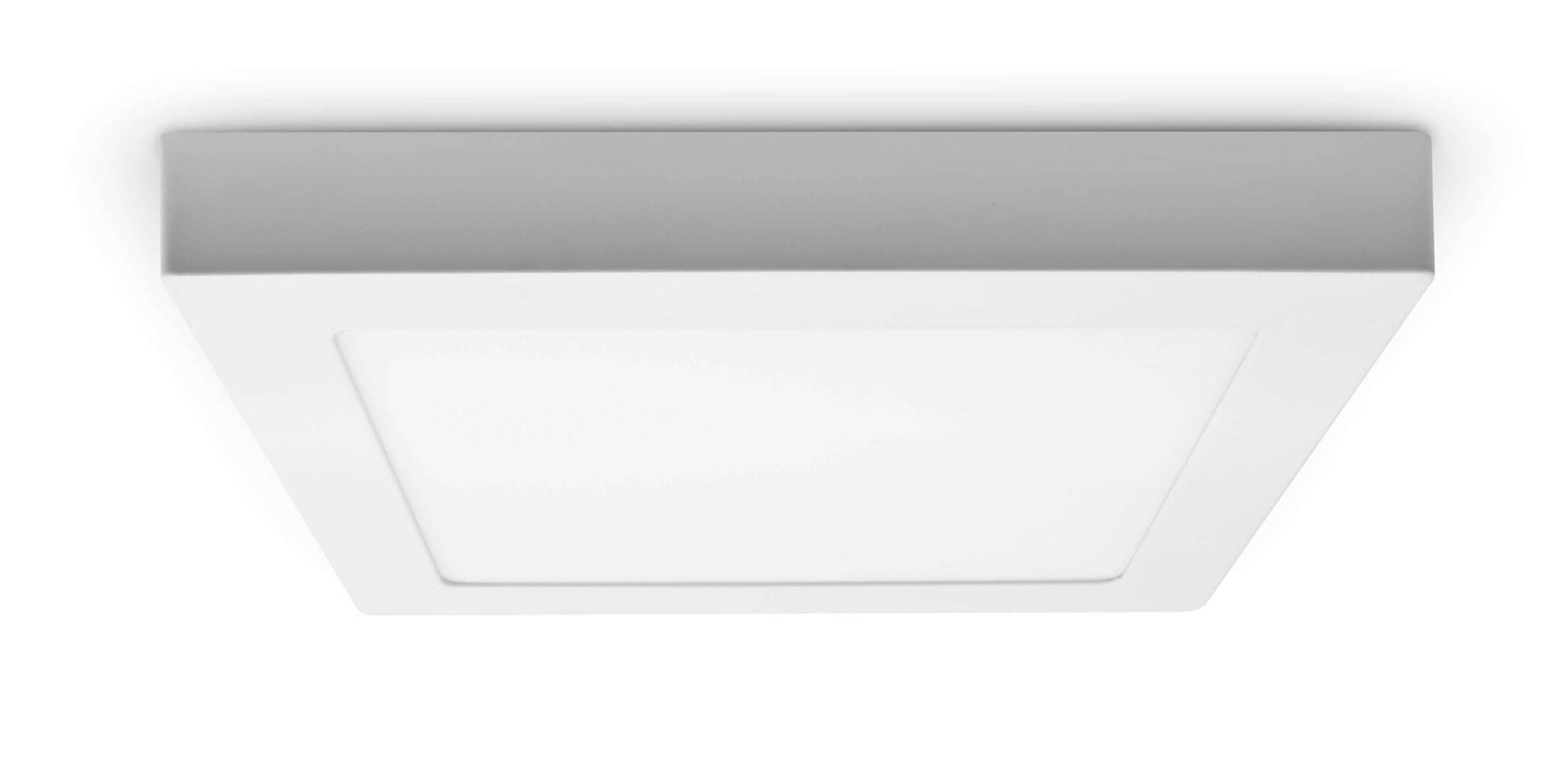 LED Universum LED Panel 18W - aufputz - quadratisch 22,5 x 22,5 cm - warmweiß