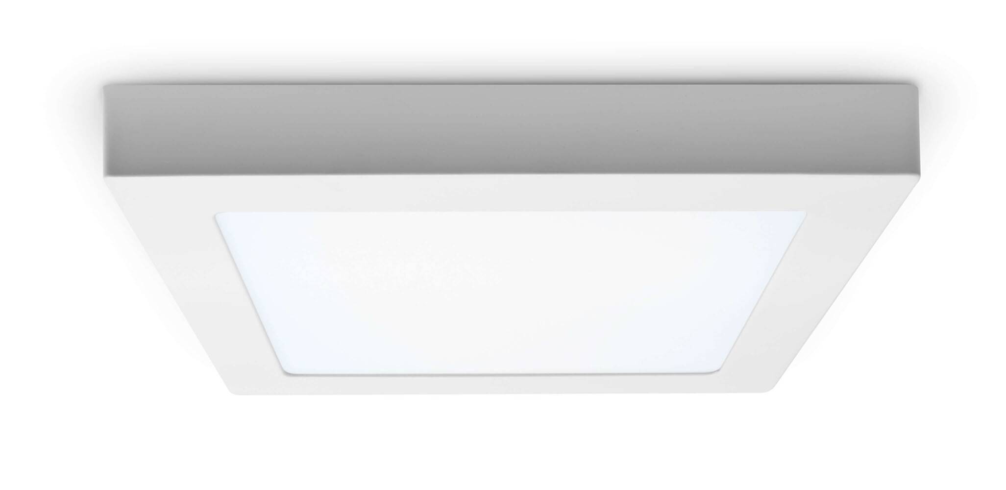 LED Universum LED Panel 18W - aufputz - quadratisch 22,5 x 22,5 cm - warmweiß