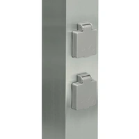 LED Universum LED Wegeleuchte mit 2 Steckdosen silber LED Universum LED Wegeleuchte mit 2 Steckdosen silber