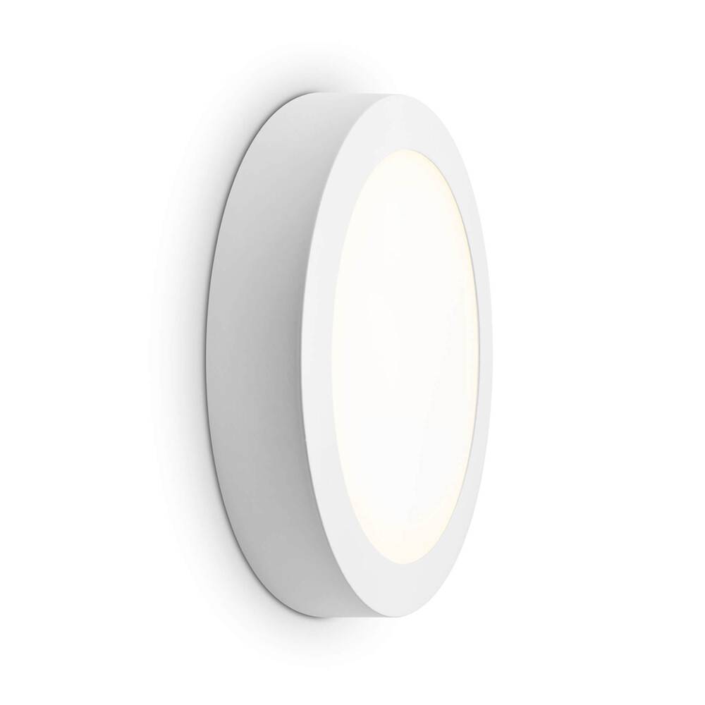 LED Aufbau-Panel Deckenleuchte rund weiß Ø24cm 18W warmweiß 3000K 1600lm UGR≤22 CRI>80 mit Bewegungssensor
