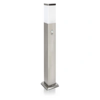 LED Universum LED Wegeleuchte eckig 80cm mit Bewegungsmelder silber LED Universum LED Wegeleuchte eckig 80cm mit Bewegungsmelder silber