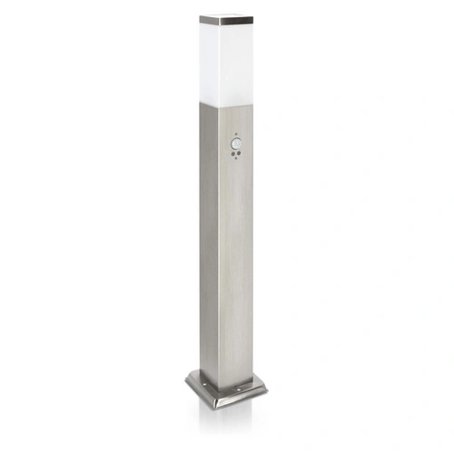 LED Universum LED Wegeleuchte eckig 80cm mit Bewegungsmelder silber LED Universum LED Wegeleuchte eckig 80cm mit Bewegungsmelder silber