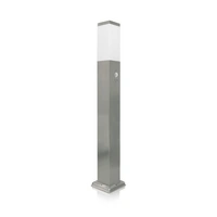 LED Universum LED Wegeleuchte eckig 80cm mit Bewegungsmelder silber LED Universum LED Wegeleuchte eckig 80cm mit Bewegungsmelder silber