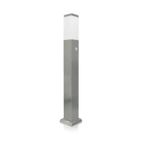 LED Universum LED Wegeleuchte eckig 80cm mit Bewegungsmelder silber LED Universum LED Wegeleuchte eckig 80cm mit Bewegungsmelder silber