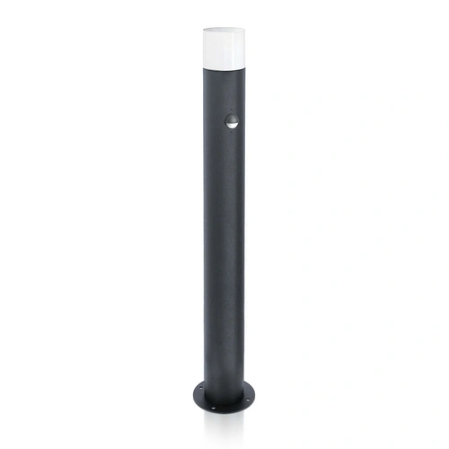 LED Wegeleuchte rund 80cm anthrazit mit Bewegungsmelder inkl. 5,5W E27 G45 LED LED Wegeleuchte rund 80cm anthrazit mit Bewegungsmelder inkl. 5,5W E27 G45 LED