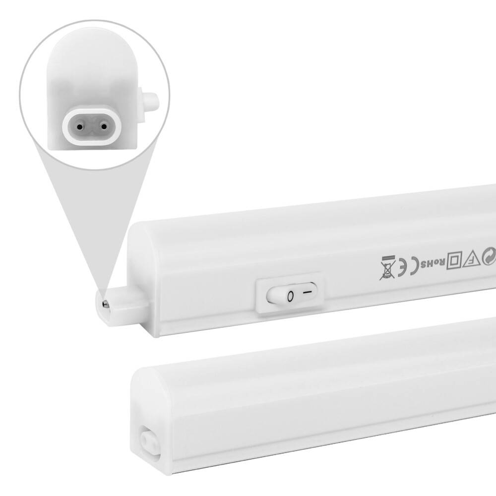 LED Universum LED Lichtleiste Unterbauleuchte schmal modular T5 14W 120cm 4000K 1680lm L1173xB22xH30mm