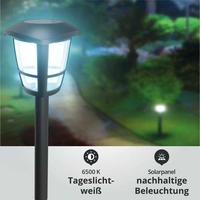 LED Universum LED Solar-Gartenleuchte Wegeleuchte Erdspieß 0,06W 6500K L95xB95xH338mm LED Universum LED Solar-Gartenleuchte Wegeleuchte Erdspieß 0,06W 6500K L95xB95xH338mm