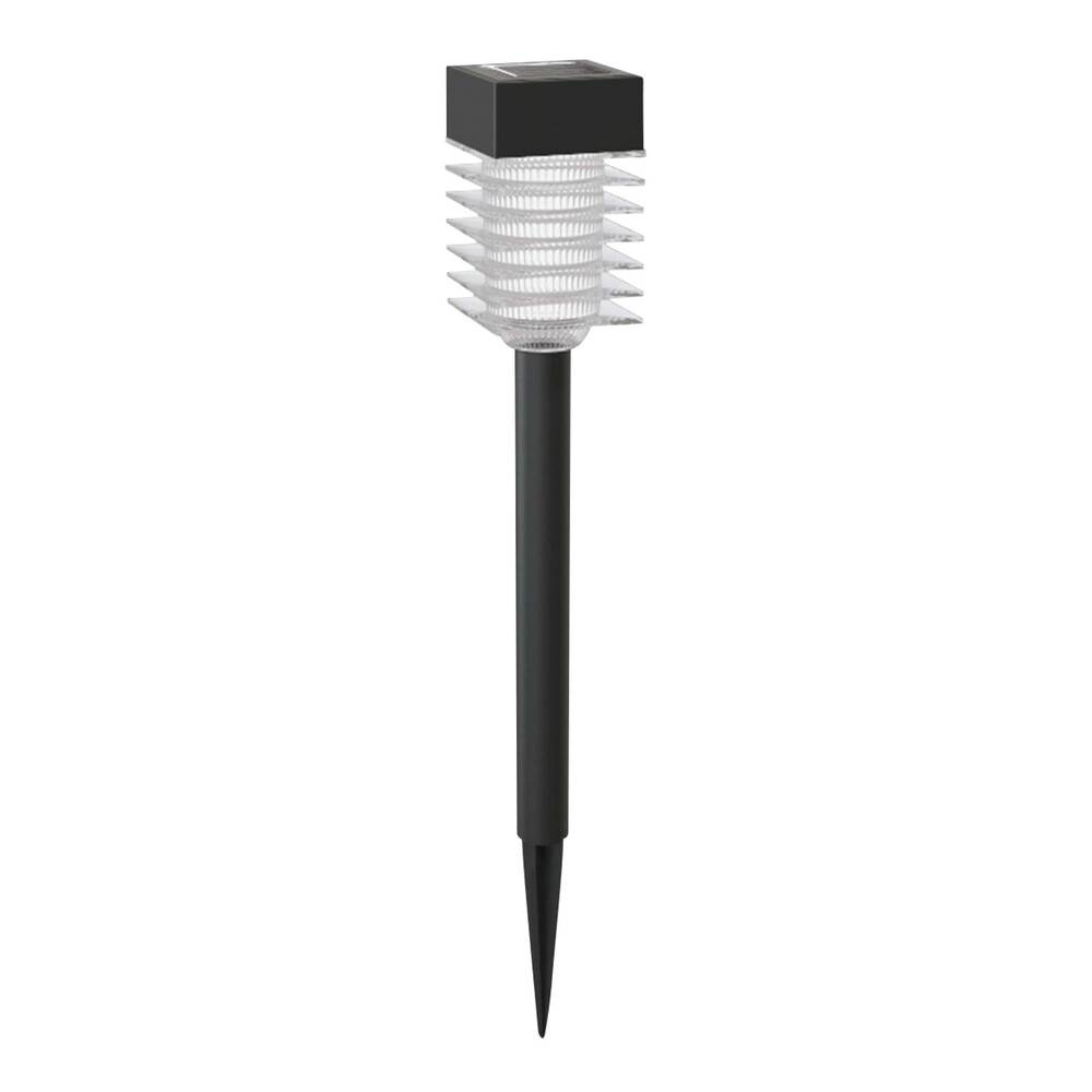 LED Universum LED Solar-Gartenleuchte / Pollerleuchte / Wegeleuchte mit Erdspieß 0,08W 6500K 1,5lm L57xB57xH398mm