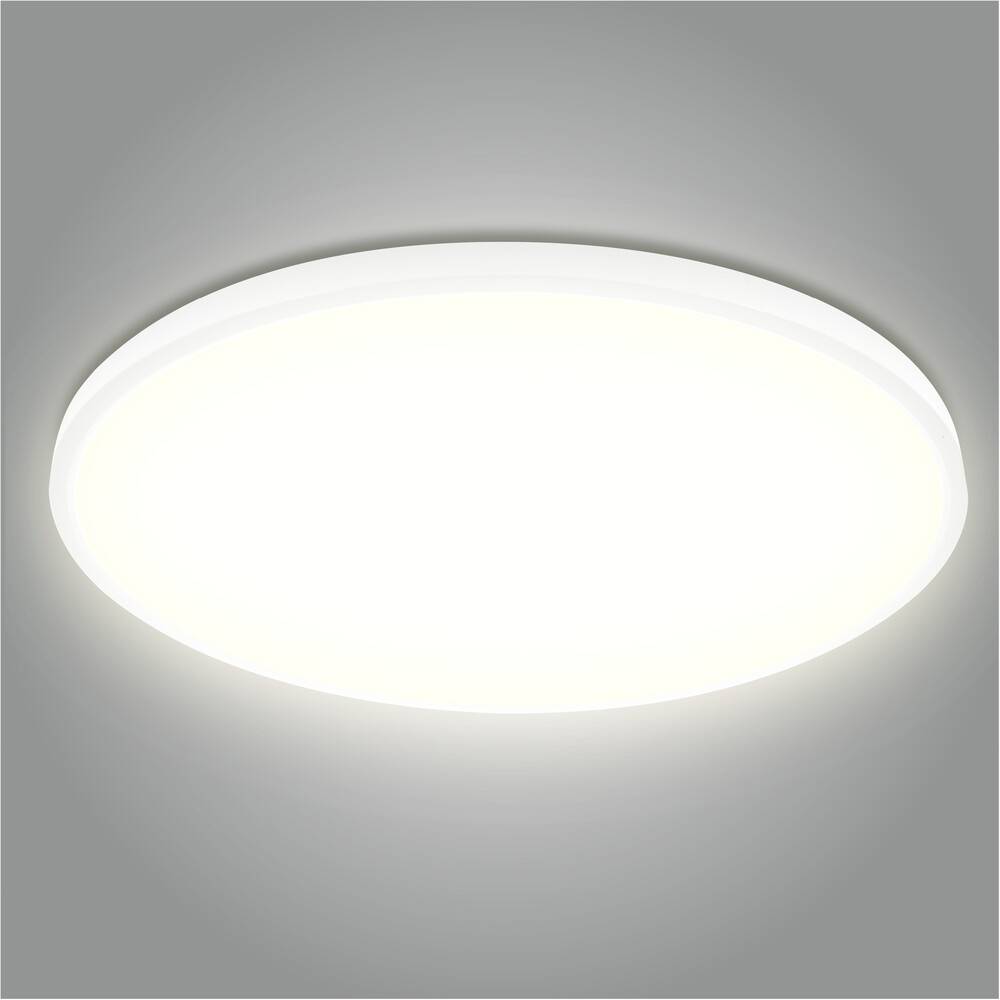 LED Universum LED Panel Deckenleuchte rund weiß Ø60cm 40W 3CCT 3000/4000/6000K 4400lm dimmbar UGR≤22 CRI>93 IP20 mit Fernbedienung