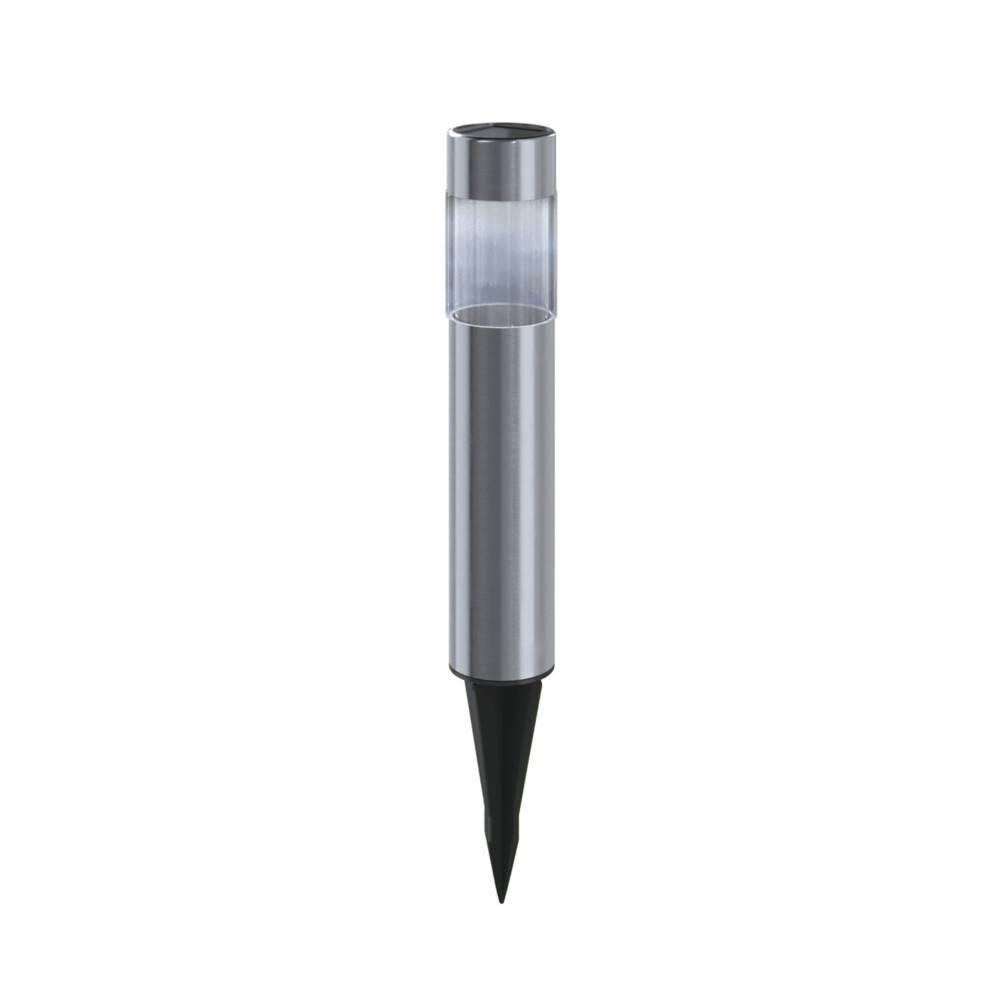 LED Universum LED Solar-Gartenleuchte / Pollerleuchte / Wegeleuchte mit Erdspieß 0,06W 6500K 1,2lm L47xB47xH315mm