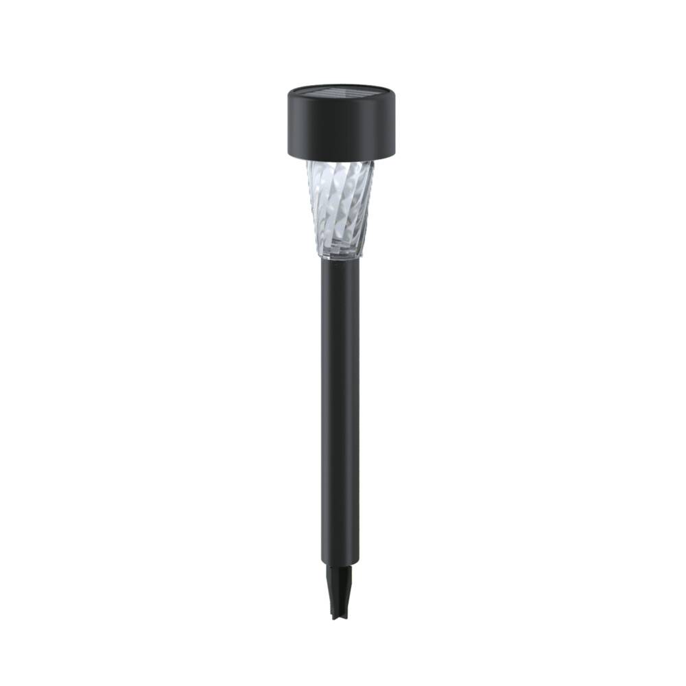 LED Universum LED Solar-Gartenleuchte / Pollerleuchte / Wegeleuchte mit Erdspieß 0,06W 6500K 1,2lm L45xB45xH295mm