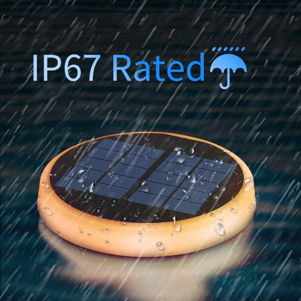 LED Solar-Gartenleuchte Bodenleuchte Teller 0,6W RGBIC (Lauflicht) Ø165xH31mm