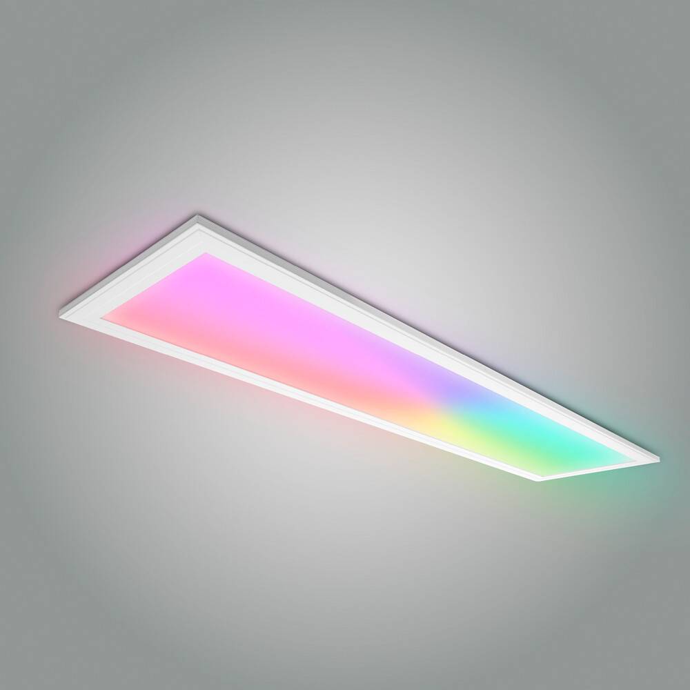 LED Universum LED Panel Einlegeleuchte 120x30cm RGB+CCT 48W 2800-6500K 4200lm UGR≤22 CRI>80 L1195xB295xH12mm mit Milight Controller ohne FFB