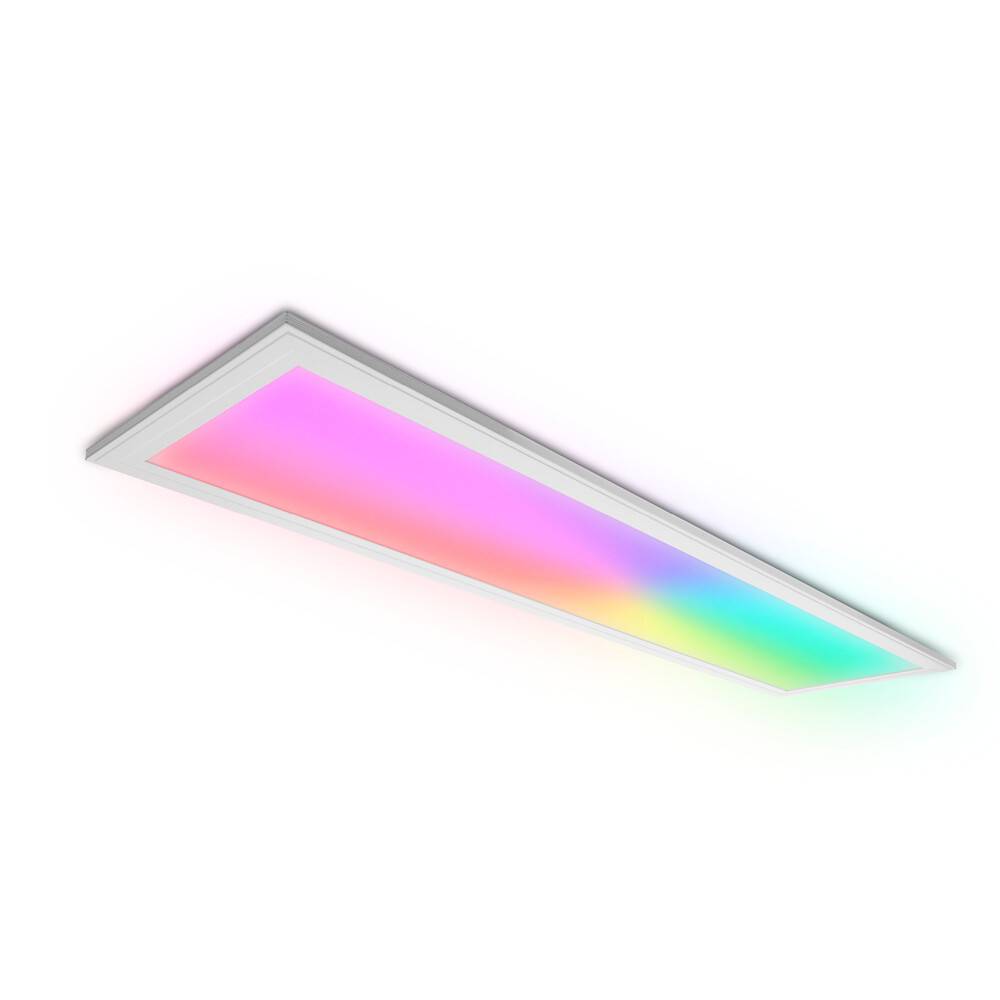 LED Universum LED Panel Einlegeleuchte 120x30cm RGB+CCT 48W 2800-6500K 4200lm L1195xB295xH12mm mit Milight Controller ohne FFB