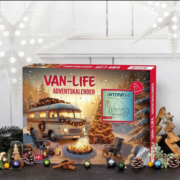 Adventskalender 'Van-Life-Adventskalender' bestückt