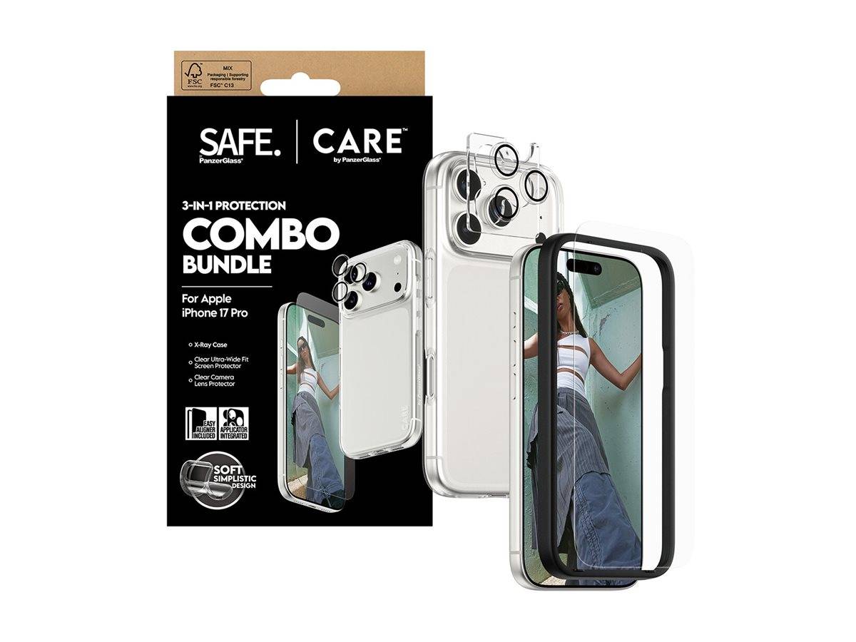 PanzerGlass CARE by PanzerGlass - 3-in-1 Protection Combo Bundle - hintere