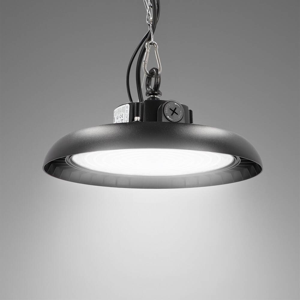 LED Universum LED Hallenstrahler UFO High Bay Strahler 90/120/150W neutralweiß 4000K max. 31500lm mit Philips-Netzteil dimmbar 90° CRI>70 IP65 Ø300