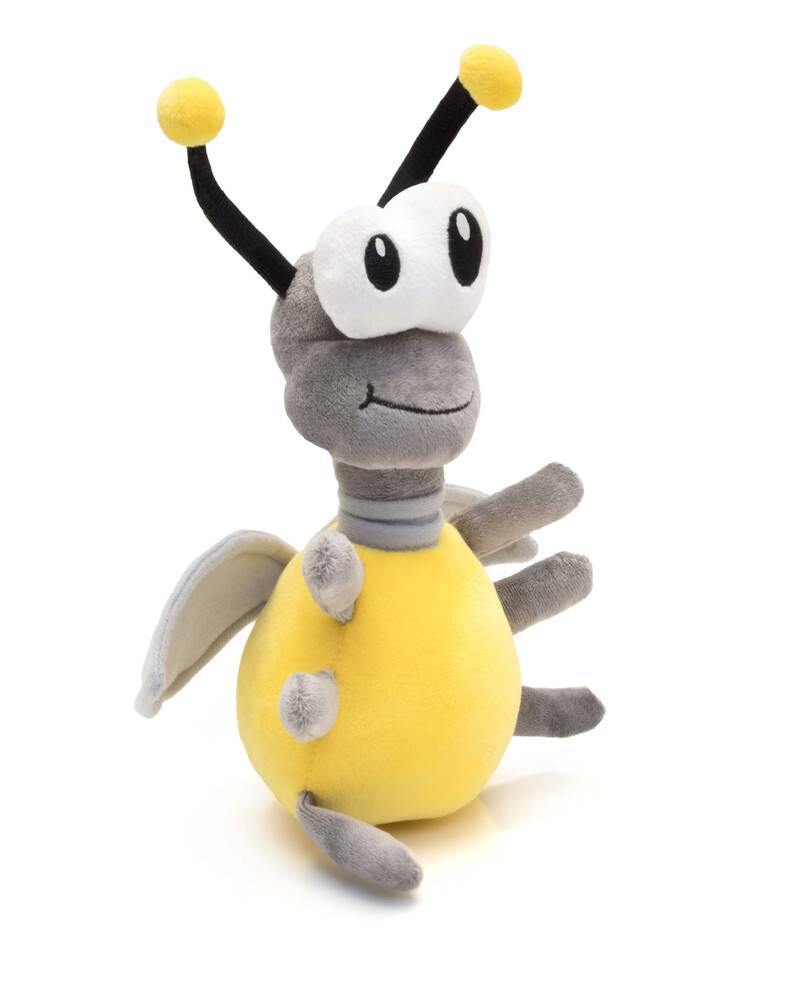 LED Universum Plüschmaskottchen Glühso - Kuscheltier Glühwürmchen für Babies und Kinder ab 0 Jahre Dekra geprüft