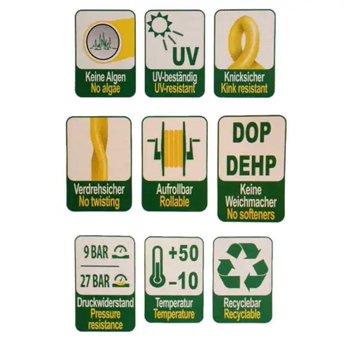 Gartenschlauch 1 Zoll, 25m, flexibel, knickfreier Wasserschlauch Gartenschlauch 1 Zoll, 25m, flexibel, knickfreier Wasserschlauch