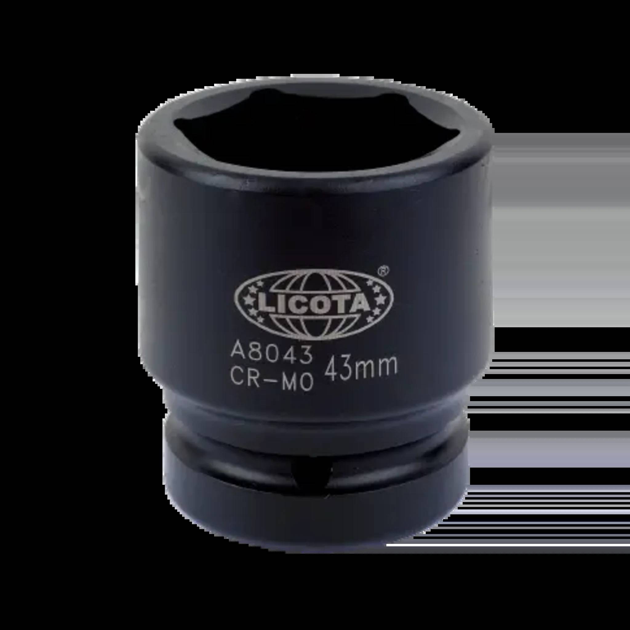 Schlagschraubernuss 1 Zoll SW 75, kurze Ausführung, Cr-Mo Stahl