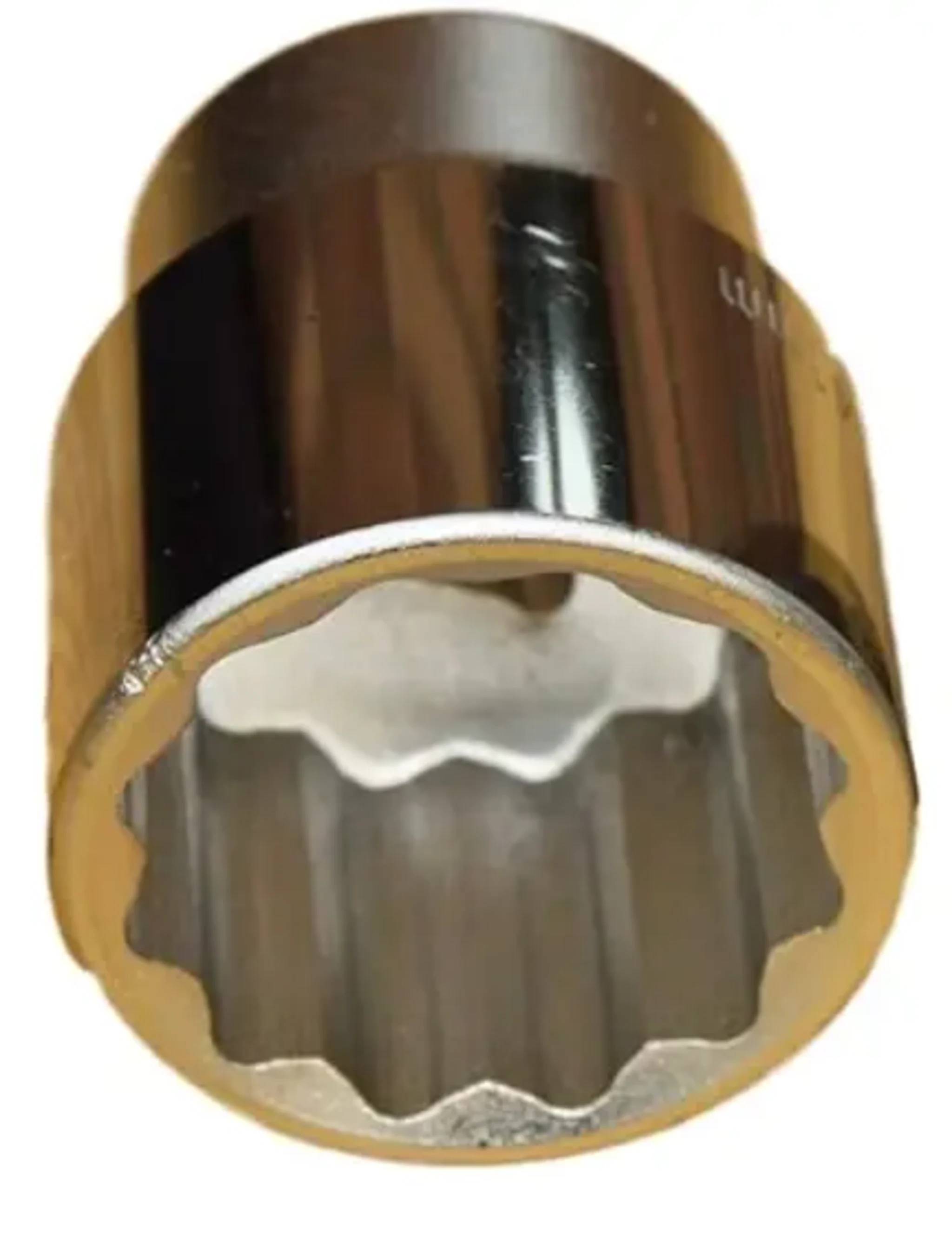 1 Zoll Nuss, 12 Kant, 75mm, Chrom Vanadium Stahl, Werkstatt