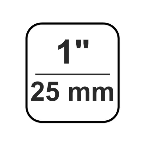 1 Zoll Nuss, Stecknuss 75mm, 12-Kant, Cr-V Industrieausführung 1 Zoll Nuss, Stecknuss 75mm, 12-Kant, Cr-V Industrieausführung