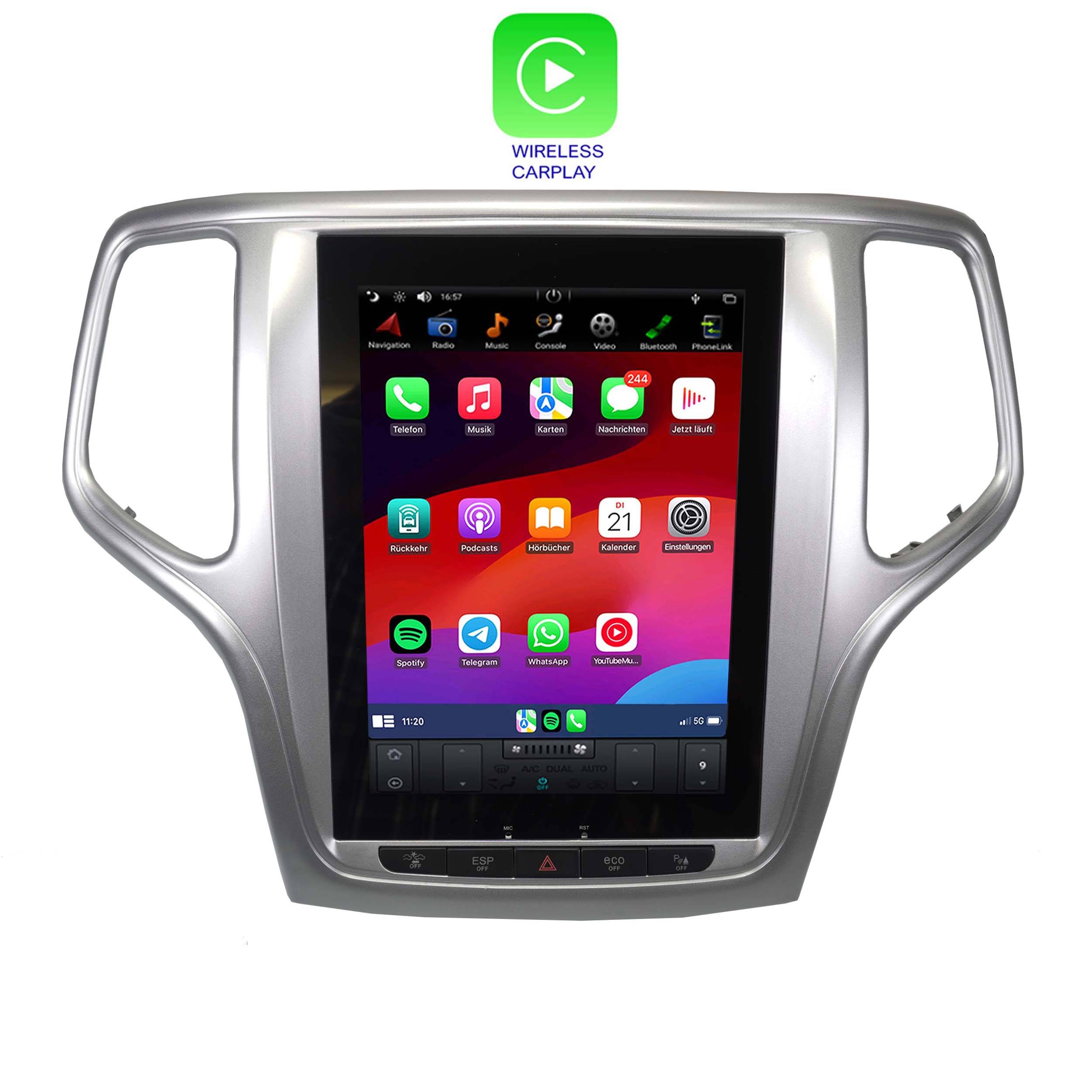 Für Jeep Grand Cherokee 10.4" Touchscreen Android Autoradio GPS Navi CarPlay
