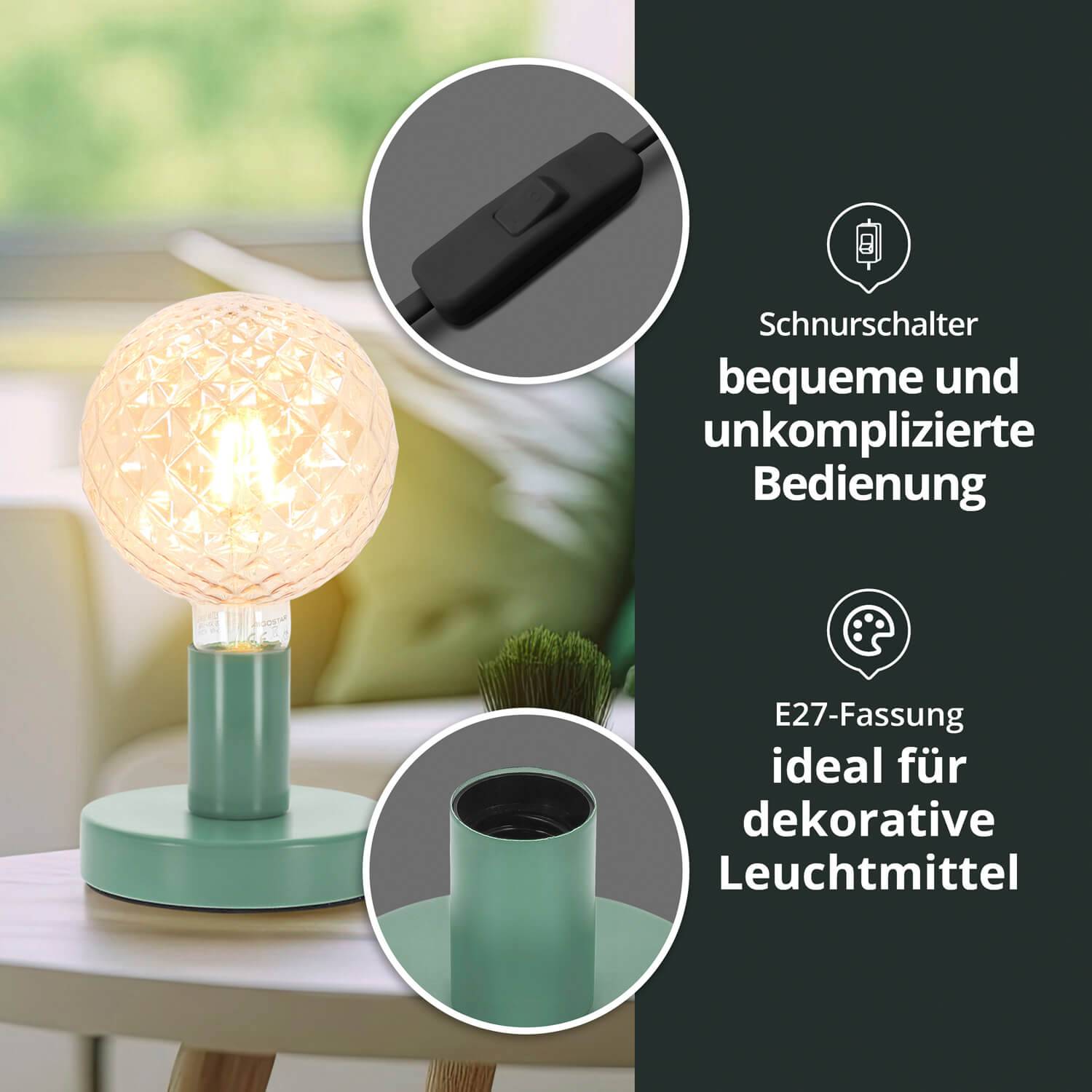 LED Universum 04888 Tischleuchte "Hannibal" mint