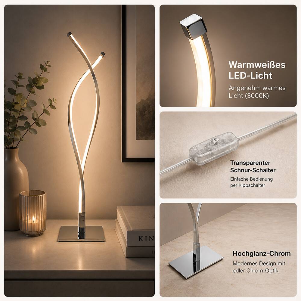 LED Universum LED Tischleuchte Lilly