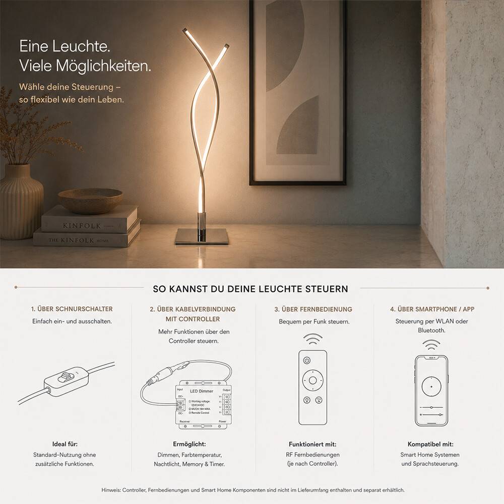 LED Universum LED Tischleuchte Lilly