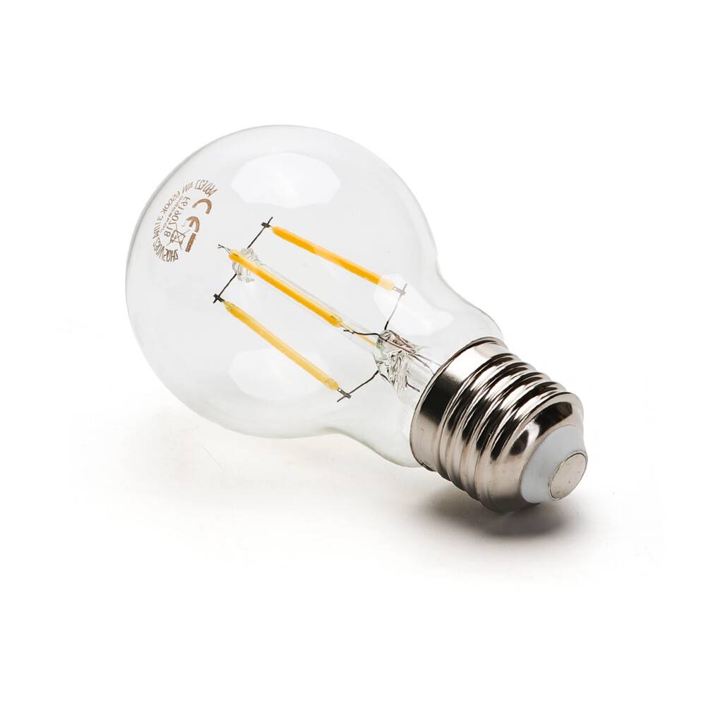 LED Universum LED Leuchtmittel Filament Glühlampe A60 Sockel E27 6W 2700K 700lm Ø60xH105mm