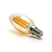 LED Universum LED Leuchtmittel Filament Glühlampe C35 Sockel E14 4W 2200K/Amber 420lm Ø35xH97mm LED Universum LED Leuchtmittel Filament Glühlampe C35 Sockel E14 4W 2200K/Amber 420lm Ø35xH97mm