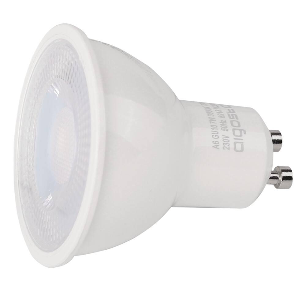 LED Universum LED Leuchtmittel Reflektorlampe GU10 COB 7W dimmbar 3000K 556lm Ø50xH53,5mm