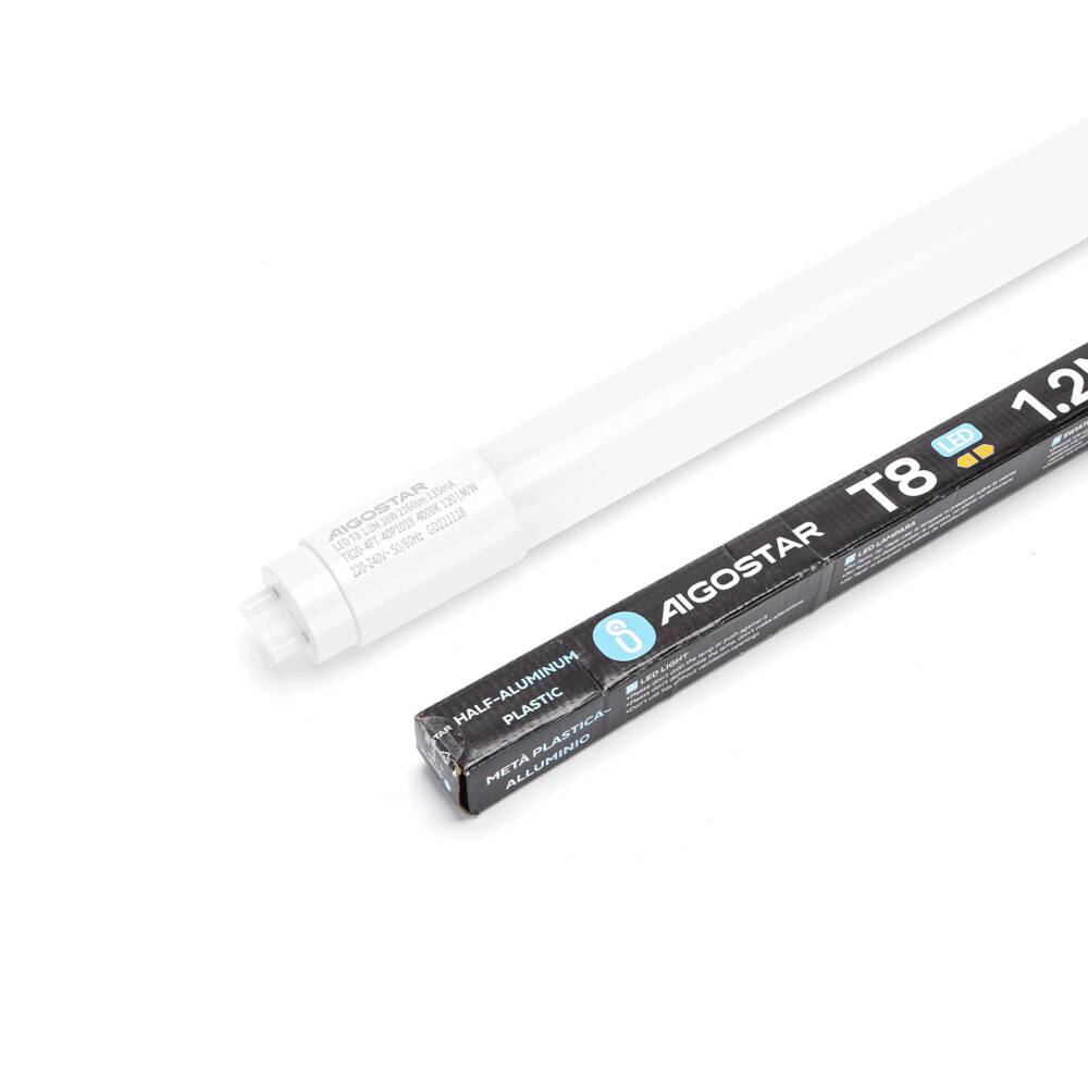 LED Universum LED Leuchtmittel T8 G13 Röhre opak Aluminium/Kunststoff 18W 120cm 4000K 2160lm L1199xØ30mm