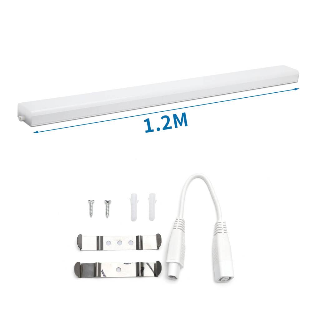 LED Universum LED Lichtleiste Unterbauleuchte modular 120cm 24W 4000K 2400lm L1180xB70xH35mm