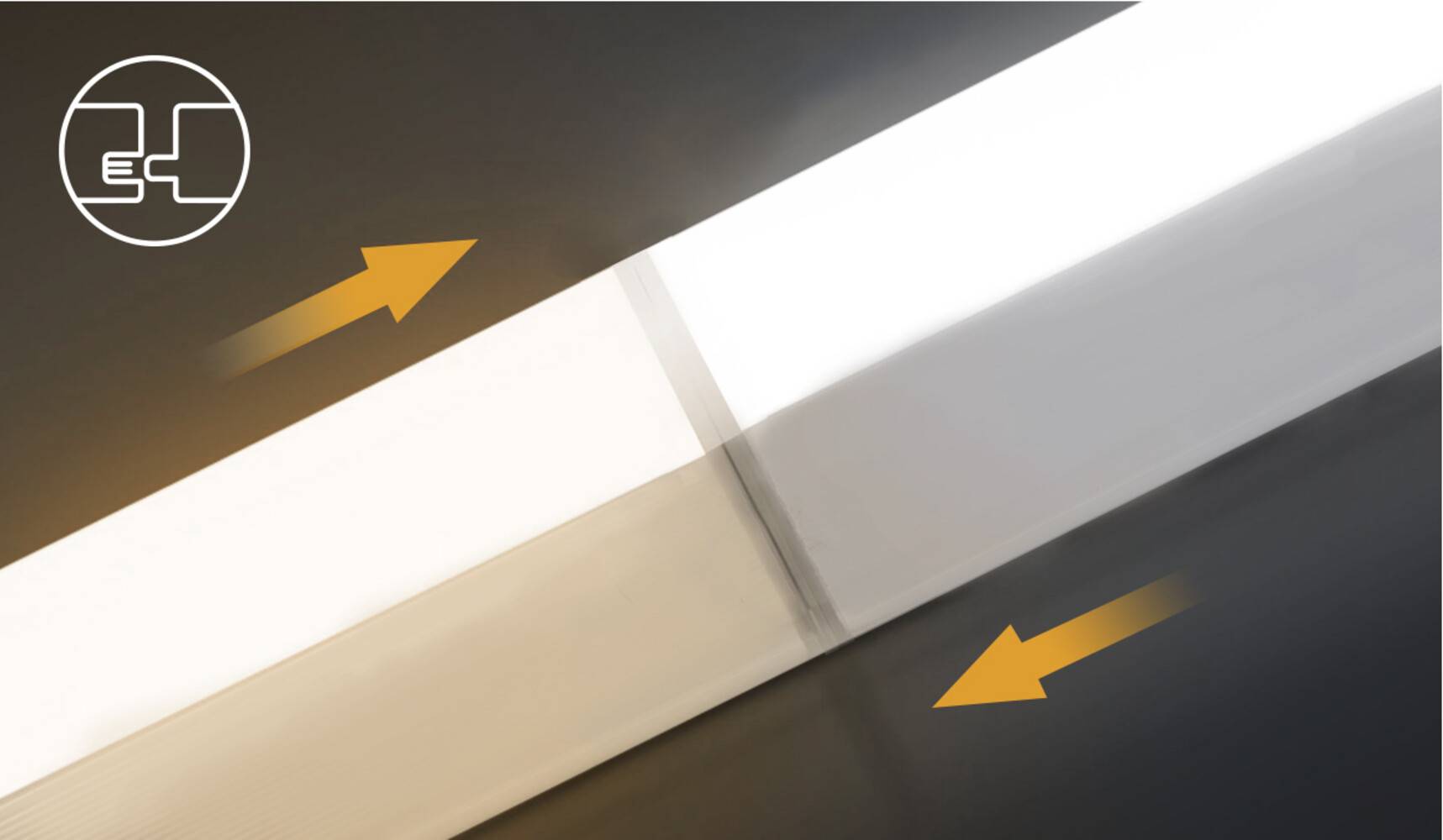 LED Universum LED Lichtleiste Unterbauleuchte modular 120cm 24W 4000K 2400lm L1180xB70xH35mm