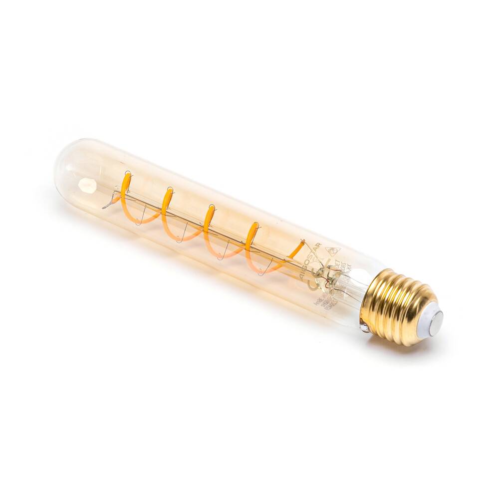 LED Universum LED Leuchtmittel Filament Glühlampe Stabform T30 Sockel E27 4W 1800K/Amber 280lm Ø30xH185mm