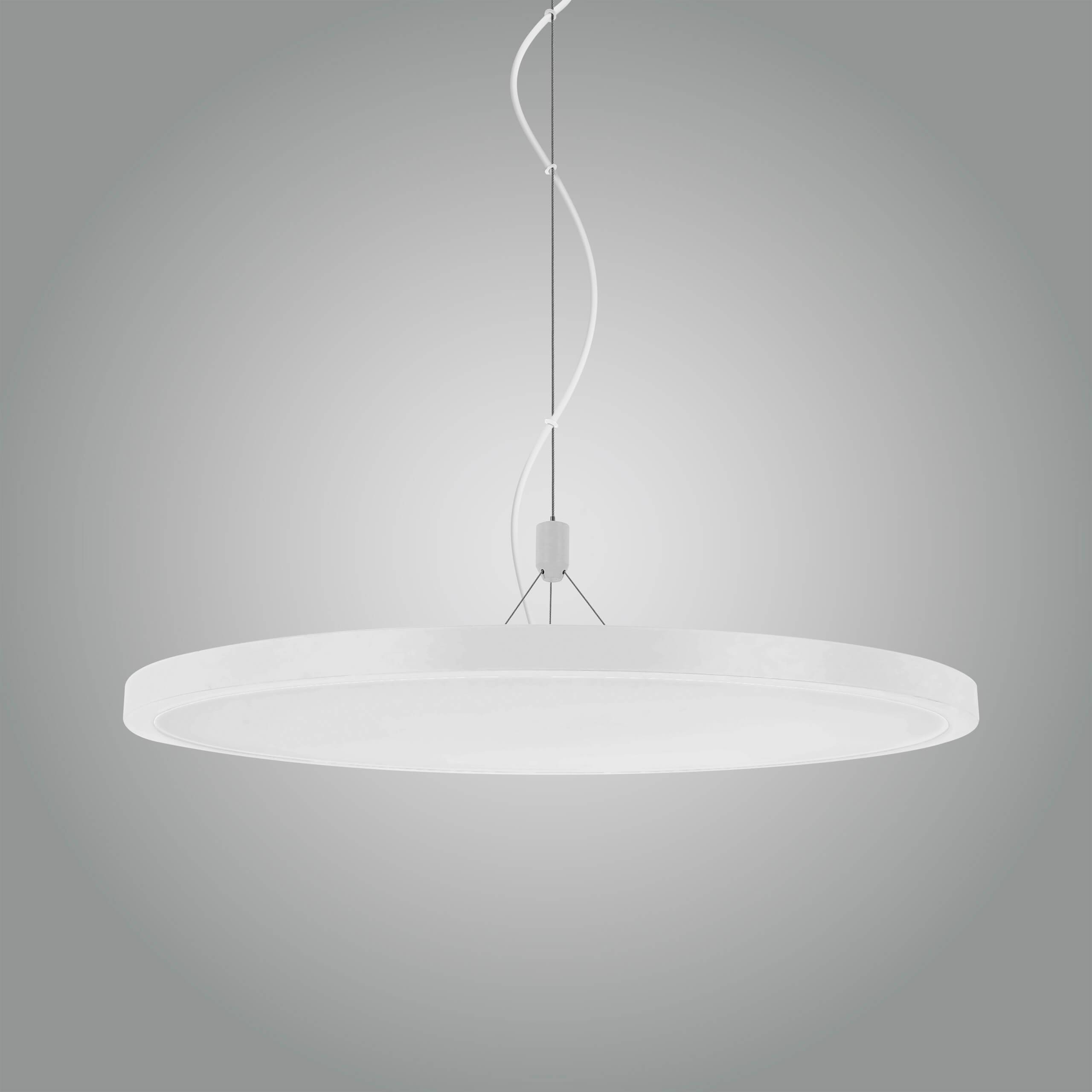 LED Universum - Smarte LED Pendelleuchte Panel 60cm weiß 2700-6500K, 4600 lm, LED fest verbaut #1