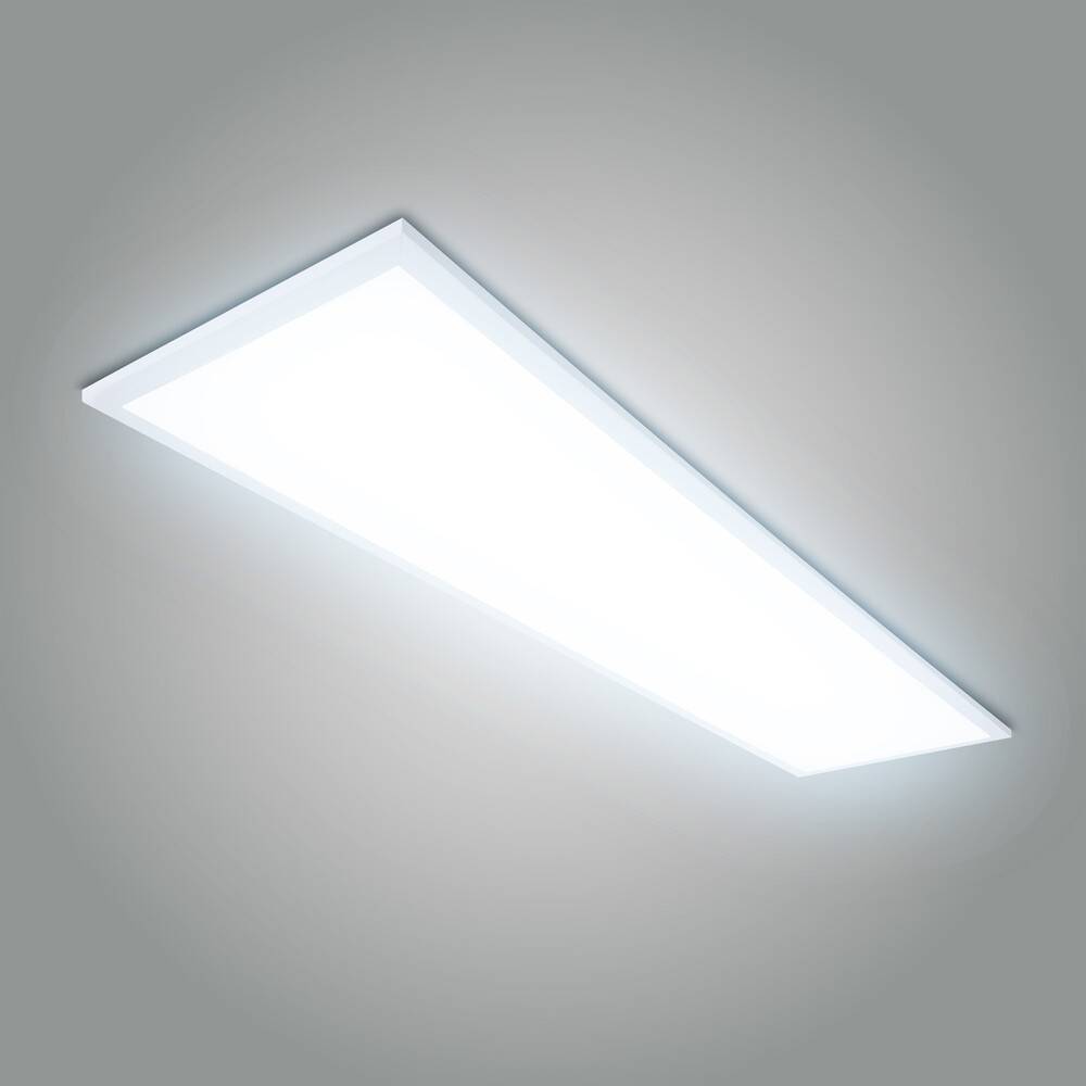 LED Universum LED Panel Einlegeleuchte 120x30cm kaltweiß 36W 6000K 4300lm UGR≤19 CRI>80 L1195xB295xH12mm