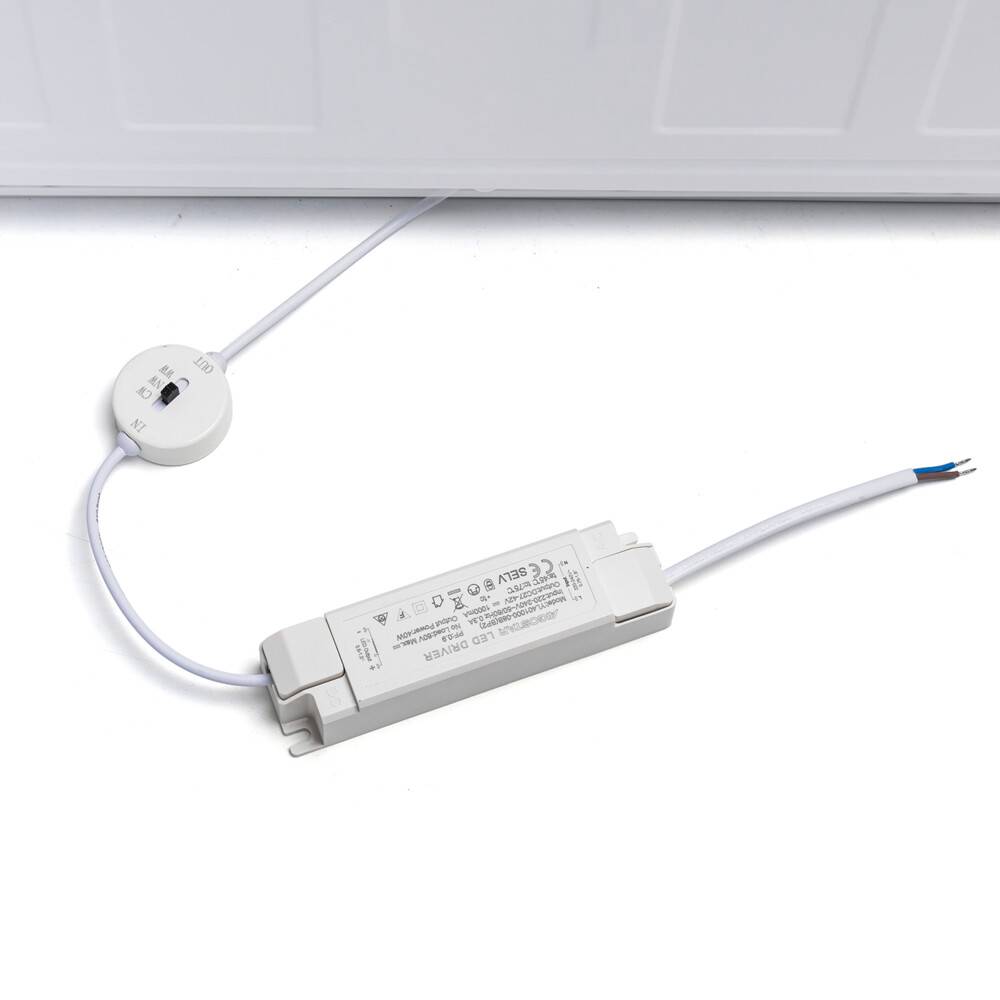 LED Universum LED Panel 62x62cm Rahmen weiß 3CCT 40W 3000/4000/6500K 5300lm L620xB620xH27mm