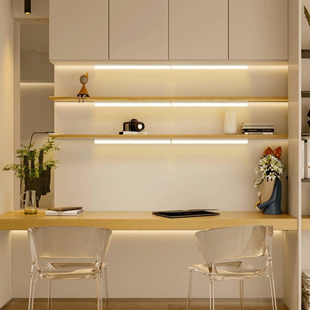 LED Universum LED Lichtleiste Unterbauleuchte schmal modular T5 120cm 18W 1980lm 3000K L1178xB23xH34mm (NEU)