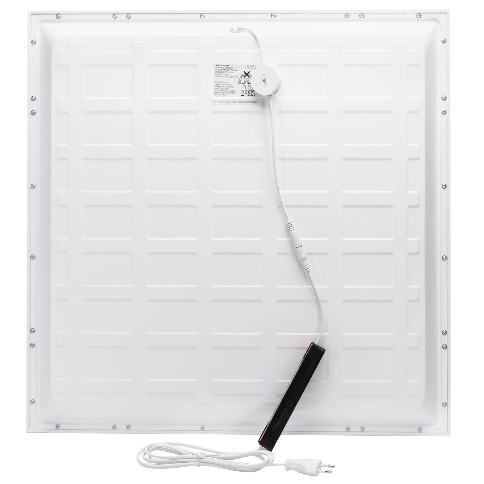 LED Universum LED Panel Einlegeleuchte 62x62cm 3CCT 28W 2700/4000/6500K 5040lm UGR≤22 CRI>80 L620xB620xH32mm