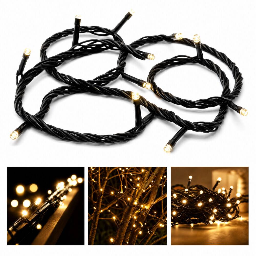 LED Universum LED Lichterkette warmweiß von - 80m Länge, 1000LEDs, 3m Zuleitung