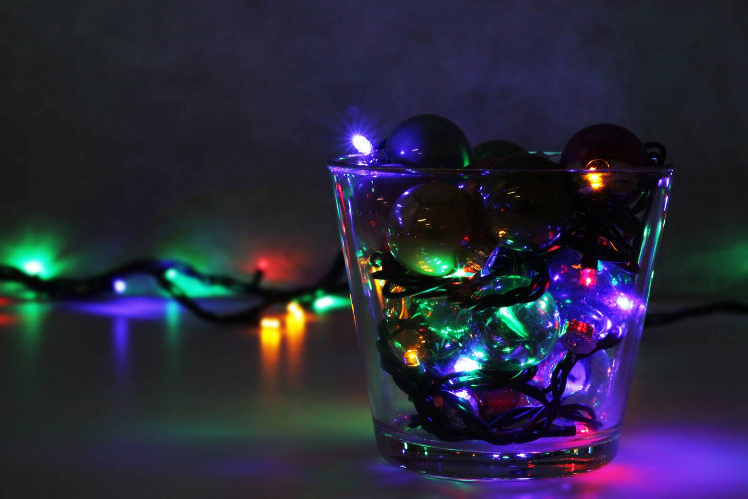 LED Universum LED Lichterkette RGB mit 100 LEDs