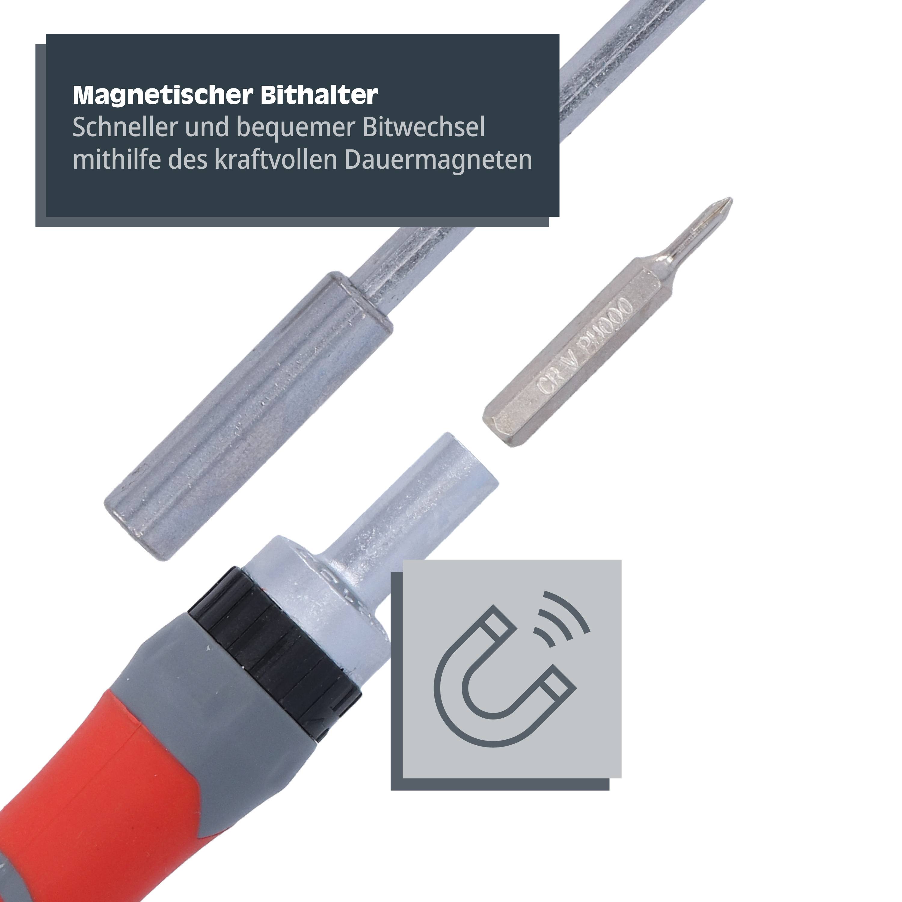 HELPMATE Präzisionsbitsatz m.Ratschengriff 30tlg.