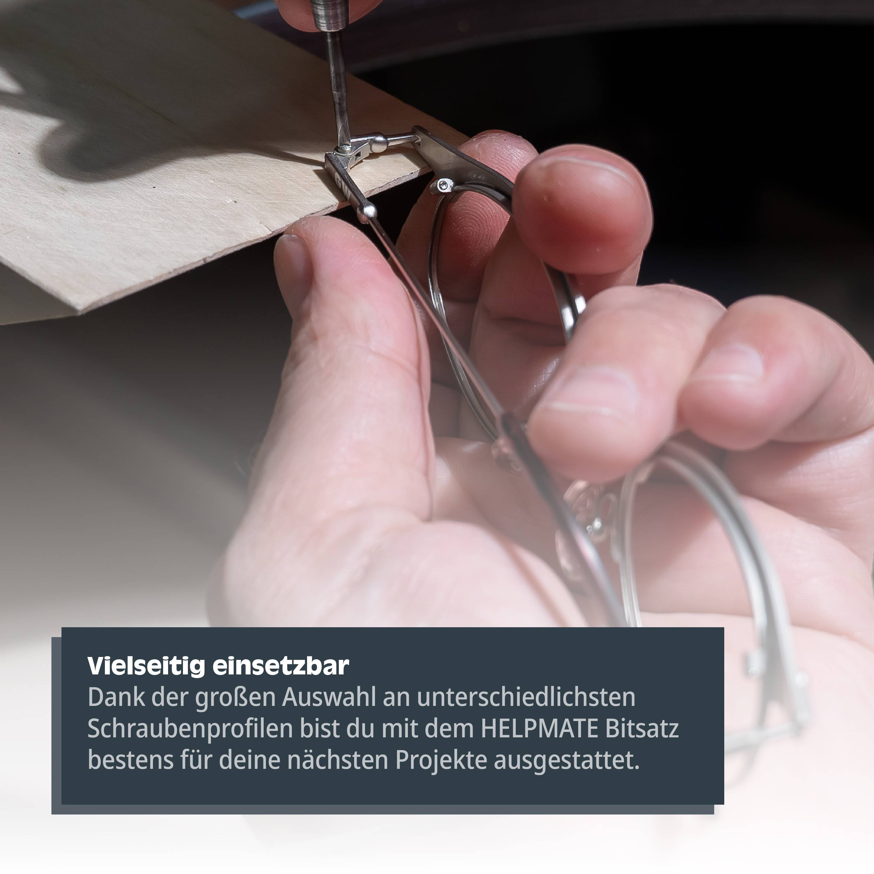 HELPMATE Präzisionsbitsatz m.Ratschengriff 30tlg.