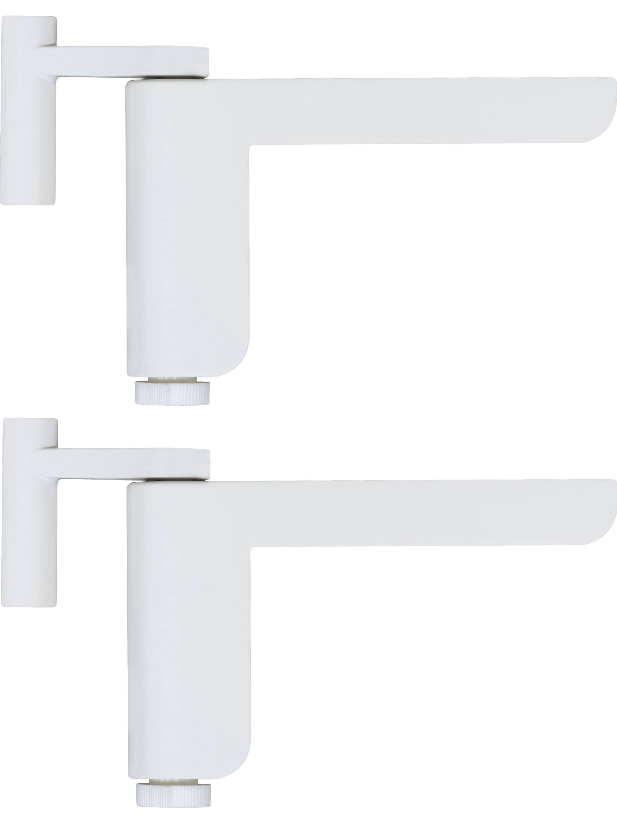 ABUS Türschließer 2603 für leichte Innentüren – weiß – 2er Set