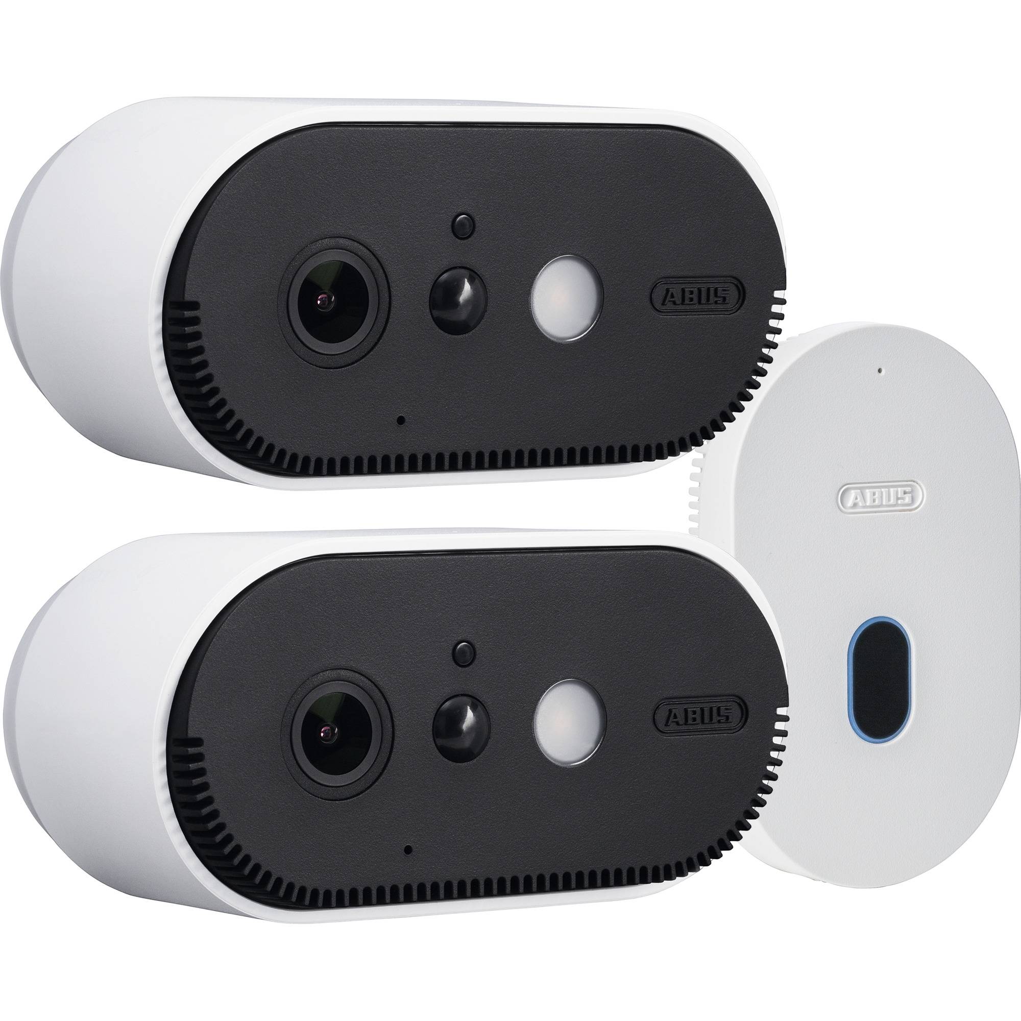 ABUS PPIC90200 2x Kamera & Basisstation WLAN Akku Cam mit Basisstation